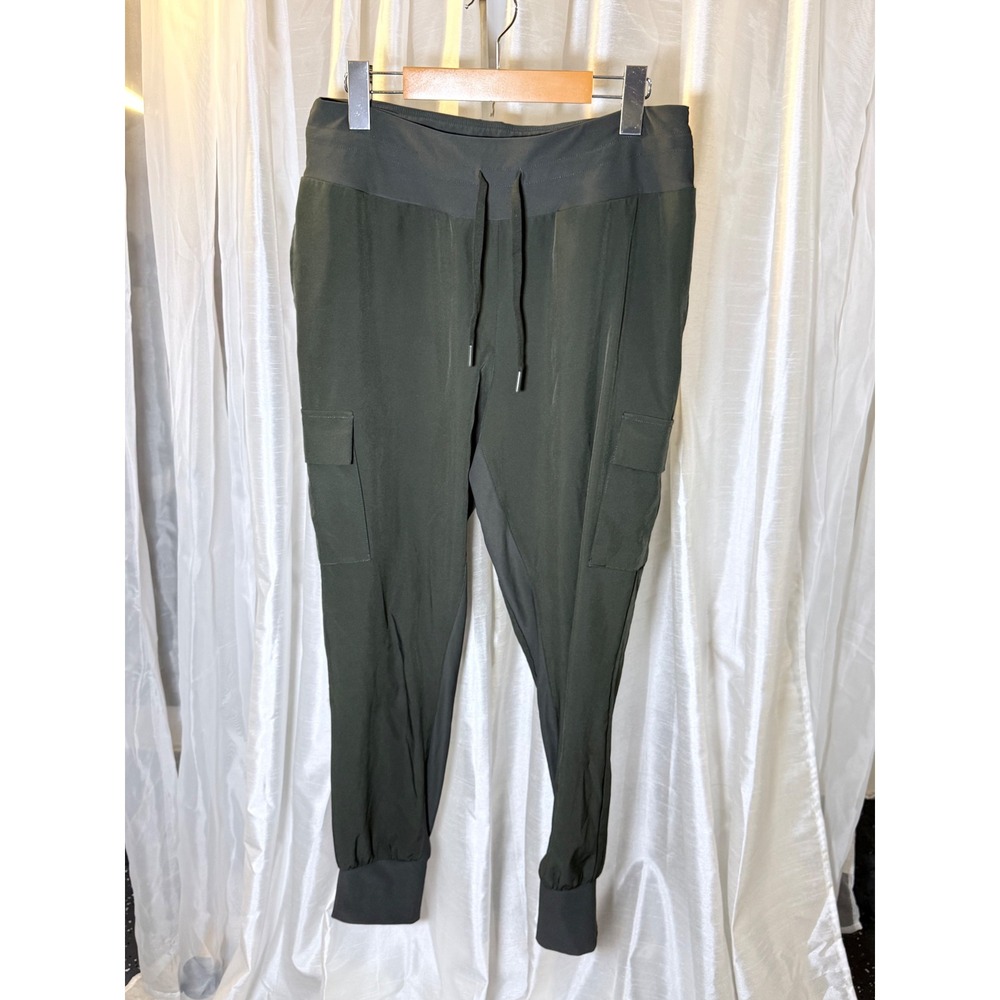 Mondetta Outdoor Project Cargo Joggers Womens Medium Olive Green Excellent Pants